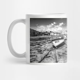 Hope Cove, Devon Black And White Mug